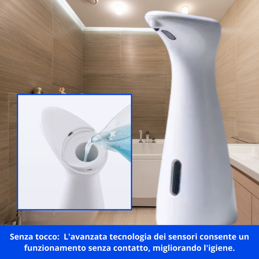 Dispenser automatico di sapone con sensore